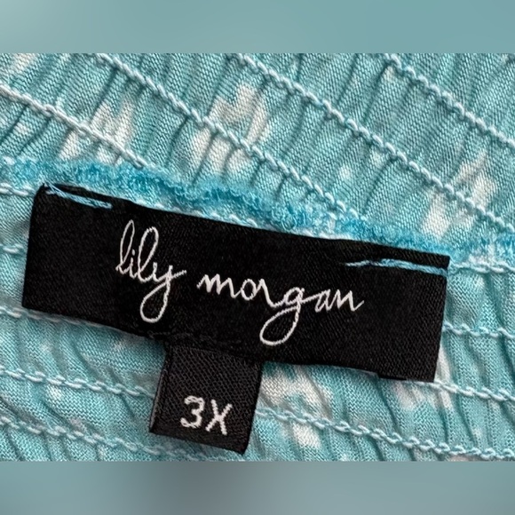 NWOT, Lily Morgan,Plus Size Summer Romper Shorts, 3X - Picture 3 of 8